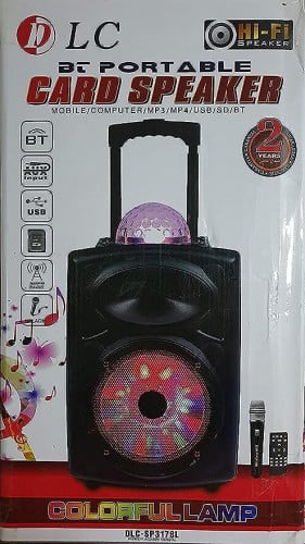 سماعة مكبرة للصوت بليد - DLC BT PORTABLE CARD SPEA...