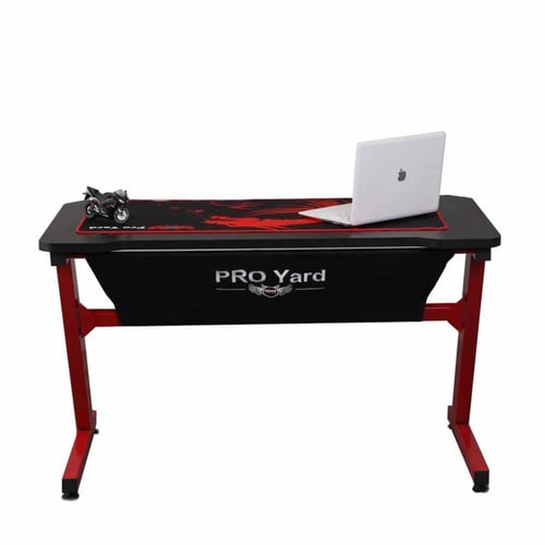 طاولة قيمنق ليد برو لون أحمر ماوس أحمر