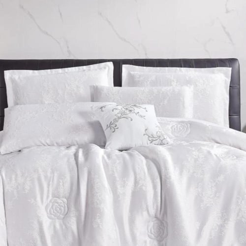 طقم مفرش ماج الراقي - طقم متكامل 6 قطع