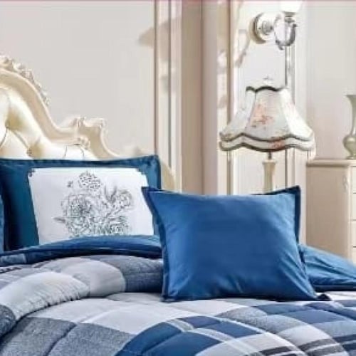 مفرش خزامى نفر ونص 4 قطع -BG0 4