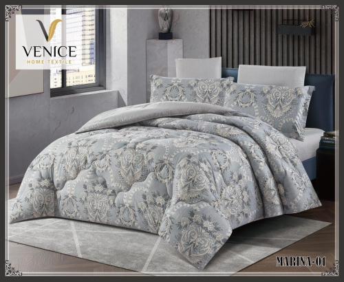 طقم مفرش مارينا الراقي - طقم متكامل 6 قطع