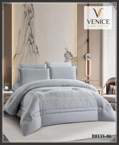 طقم مفرش روفان - لمسة عصرية لغرفتك 6 قطع