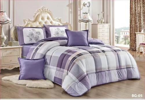 مفرش خزامى نفر ونص 4 قطع - BG05