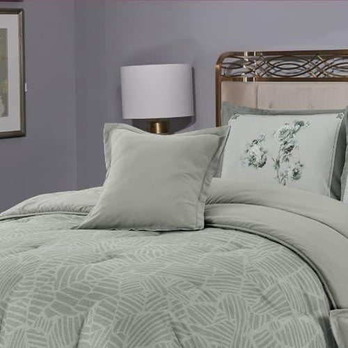 مفرش أمواج نفر و نصف 4 قطع - XM 07