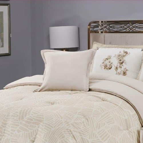 مفرش أمواج نفر و نصف 4 قطع - XM 09