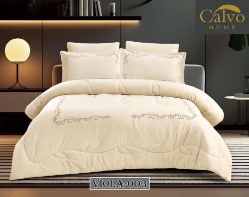 طقم مفرش شتوي فيولا 6 قطع