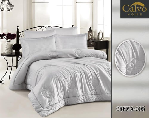 طقم نفر ونصف 4 قطع كريما 05