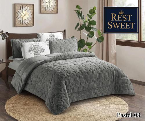 مفرش باستل الشتوي 4 قطع 03