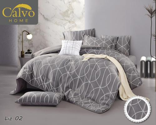 طقم متكامل ليز الفاخر بنقشة هندسية 7 قطع