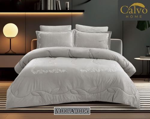 طقم مفرش شتوي فيولا 6 قطع