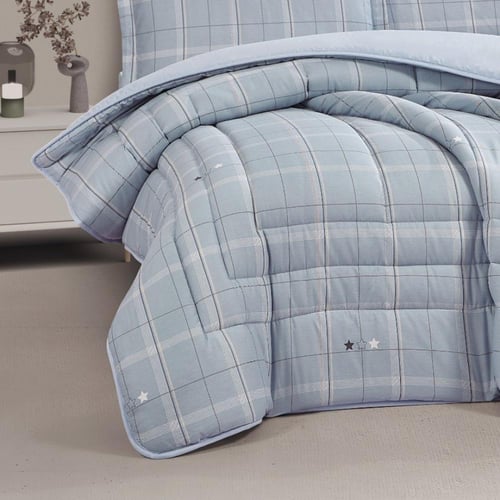 طقم مفرش ايند بنقشة ناعمة 4 قطع