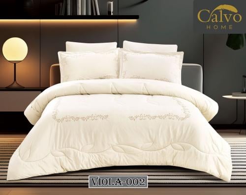 طقم مفرش شتوي فيولا 6 قطع