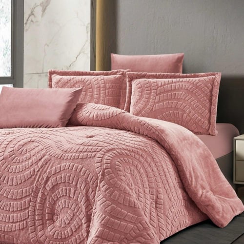 طقم مفرش شتوي بيرين 6 قطع