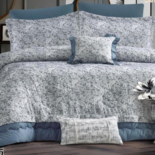 لحاف چاكار إيلا 8 قطع قطن 100٪ ماركة فيذر