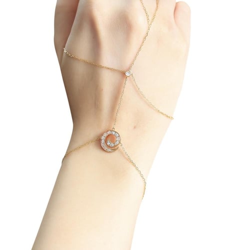 ڤولين "كف يد" 18K-Natural Diamond