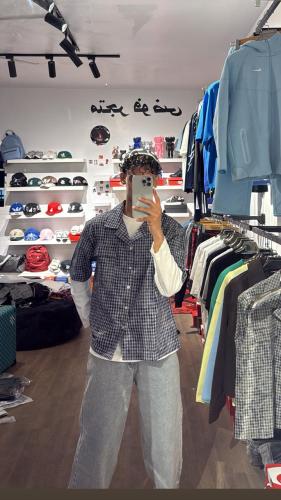 جاكيت بوكس الكحلي