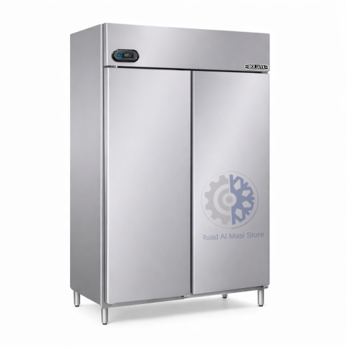 ثلاجة واقف ستيل 2 باب 130 سم ماليزي BERJAYA
