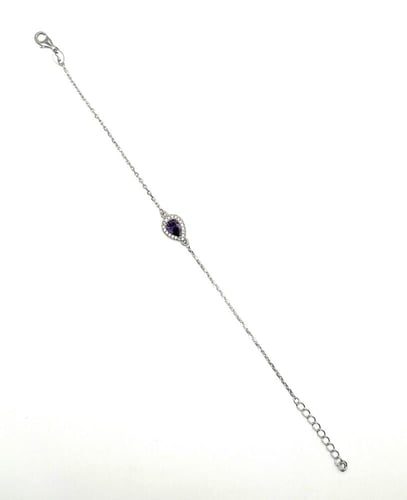 اسوارة فضة عيارة 925 مرصع بالزركون