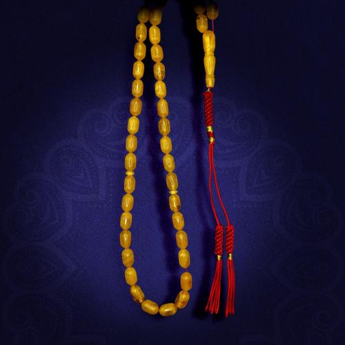 سبحة مستكه بريحه مزودة بشراب قماش برميل نحيف