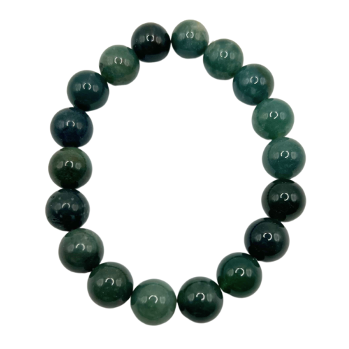 اسوارة حجر عقيق اخضر جاد