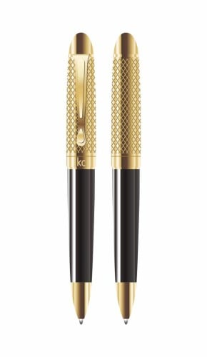 قلم ستيل kahramancorner ذهبي واسود