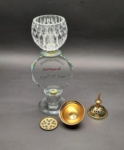 مبخرة كريستال طولية