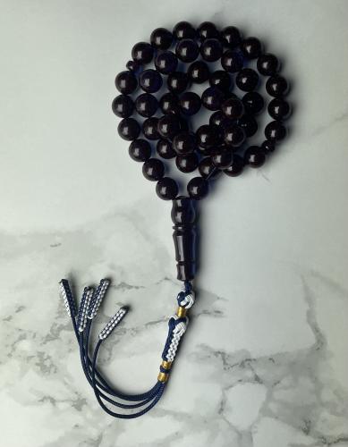 Saffron prayer beads chameleon