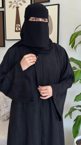 عباية B771 + طرحه ونقاب مجاناً