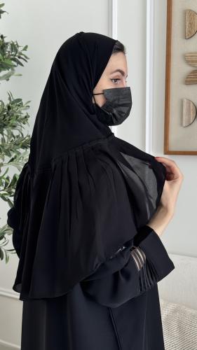 بكج طرحة الكسرات مع عبايه + نقاب