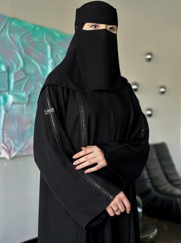 عباية ساره + طرحه + نقاب