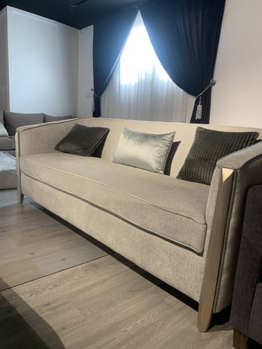 كنب امريكي ديكور امامي لون سيلفر مميز