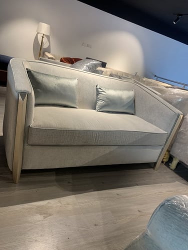 كنب امريكي ديكور امامي لون سيلفر مميز