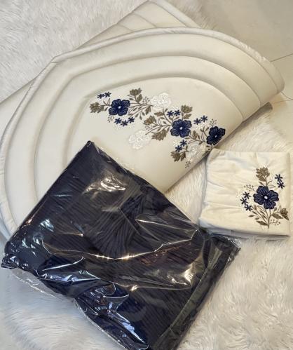 طقم سجاد أسفنج + شرشف مكسر مرد قماش بارد باكستاني...