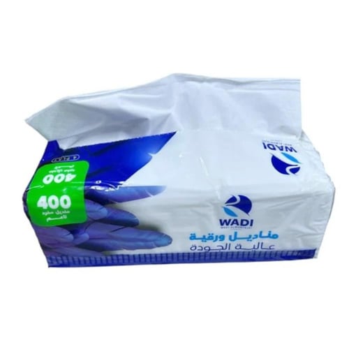 وادي المنتجات | حزمة مناديل 400 | 50 علبة | 20,000...