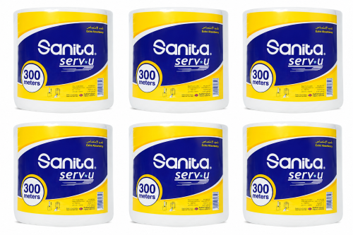 Napco Sanita Serv.u | Bundle 6 Rolls Maxi Roll 300 Meter