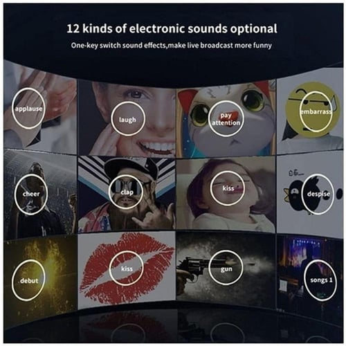 زيريفام | مجموعة معدات بودكاست | ميكروفون BM-800 م...