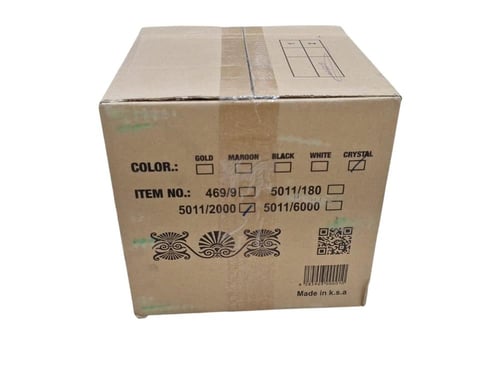 باسكيت هاوس | شوك بلاستيك للحلى | شفاف | كرتون | 2...