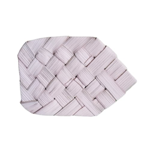 20 قطعة سعف النخيل | خوص | حصير طبيعية | صغيرة 4x6...