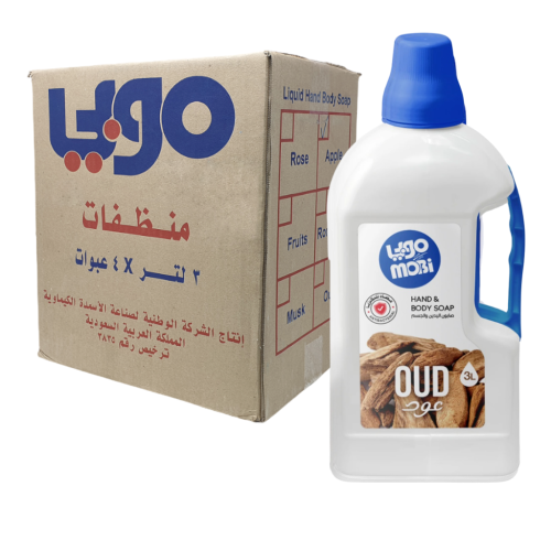 موبي | سائل غسيل اليدين والجسم | عود | 3 لتر | كرت...