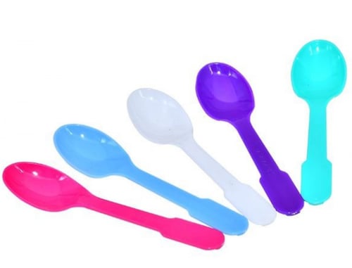ابو سهم | ملاعق ايسكريم | الوان متعددة | 50 حبة