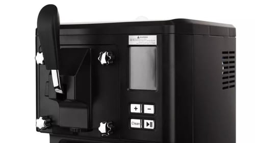 نقي | ماكينة آيس كريم | صانعة آيسكريم | اسود | 150...