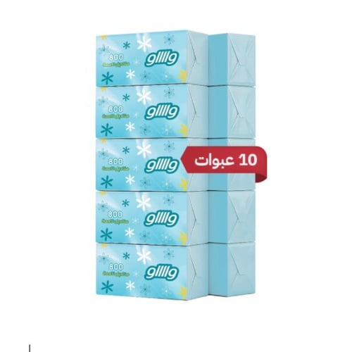 لامينا واو | حزمة مناديل 800 | 40 علبة 32,000 مندي...
