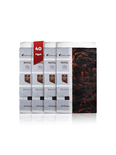 نوفل | حزمة مناديل 800 | 40 علبة 32,000 منديل وجه...