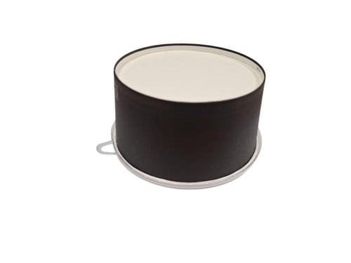 اوكي | زبدية علب ورقية دائري | اسود | مع غطاء شفاف...