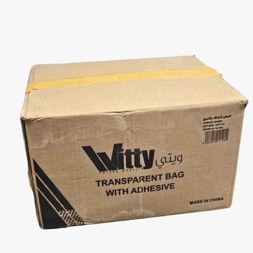 ويتي | كرتون أكياس شفاف بلاصق مقاس 12*10 سم 144 حب...