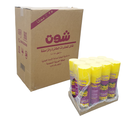 شوت | بخاخ مبيد الحشرات المنزلية | 400 مل | كرتون...