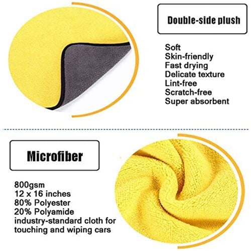 شوتوب | منشفة تجفيف السيارة | قماش مايكروفايبر احت...