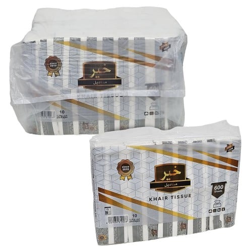 الشرقية خير | حزمة مناديل وجه | مفرد | 4 شدات × 10...