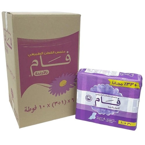 نابكو | كرتون فوط صحية فام كلاسيك بالأجنحة | حجم ك...
