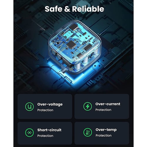 يوجرين | شاحن جداري | فائق السرعة 25 واط | مع سلك...